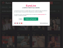 Tablet Screenshot of eurolive.com